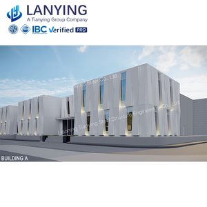 Thiết kế hiện đại kết cấu thép không thường xuyên Mall/ Supper marke/tòa nhà văn phòng/kho lớn span với Glass Curtain Wall - Product Image 2