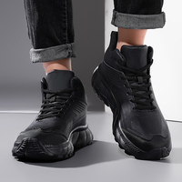 Chaussures de randonnée pour hommes, grandes tailles, chaussures d'hiver épaisses et chaudes avec semelle en caoutchouc, imperméables et confortables pour l'hiver et l'été