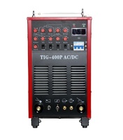 Poste à souder TIG 400P AC DC portable à onduleur IGBT, machine de soudage TIG pulsé MMA 400 ampères GTAW pour usage industriel