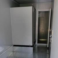 Maisons préfabriquées faciles à installer, résistantes aux intempéries, avec structure en acier, maisons miniatures, maisons modulaires en conteneurs avec couleur personnalisée