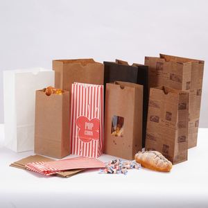 Bolsas de Papel Kraft Ecológicas, Biodegradables y Reciclables al por Mayor, con Base Cuadrada y Asa, Logotipo Personalizado, Importadas - Product Image 4