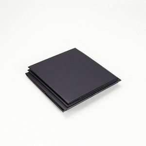 Vente directe d'usine, boîte pliante carrée noire en 1 pièce, boîte cadeau avec réduction spéciale. Nouveau modèle, respectueux de l'environnement - Product Image 1
