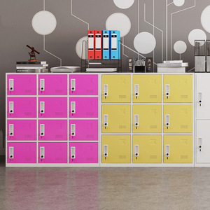 Student <b>Lockers</b> Multi Door Metal Storage <b>Cabinet</b> With Drawers Standing Type 3 Floors Rectangle Filing <b>Cabinet</b> - Product Image 1