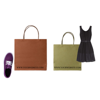 Sac en papier personnalisé, vente en gros, Boutique de vêtements en chine, cadeau de fête, avec votre propre Logo, sacs de shopping, vert nu
