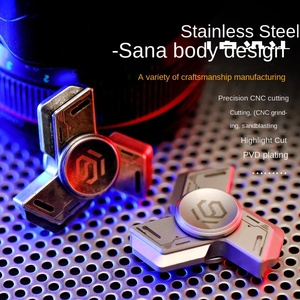 Giroscopio de Acero Inoxidable Portátil, Juguete de Giroscopio de Acero Blindado, Artefacto Metálico EDC, Fidget Spinner para Niños y Niñas - Product Image 4