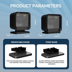 Escáner de Código de Barras USB Omnidireccional 2D de Alta Resolución, Manos Libres, para Supermercados en la Industria Minorista, <span class=keywords><strong>NETUM</strong></span> DP9280 - Product Image 6