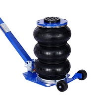Cric pneumatique à triple sac de 5 tonnes, cric ballon gonflable avec poignée allongée, outils de levage rapide pour réparation automobile
