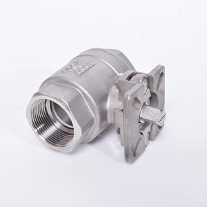 Válvula de Bola de Plataforma Alta Eléctrica de Acero Inoxidable 304 Q11F-16P, Dos Piezas, Rosca Interna y Externa, Serie 316 - Product Image 1