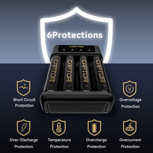 Juego de 4 Baterías Recargables <span class=keywords><strong>AA</strong></span> CAPTOR C86 de 2550 mAh, Baterías <span class=keywords><strong>AA</strong></span> Recargables - Product Image 6