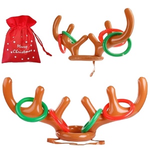 เขากวางเรนเดียร์ของเล่นเป่าลมแบบอินเทอร์แอคทีฟสำหรับปาร์ตี้เทศกาลคริสต์มาสสนุกๆเกมกลางแจ้ง - Product Image 2