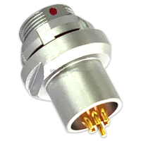 Connecteur femelle 9 broches série TT F de haute qualité, compatible avec le connecteur à souder métallique, connecteur circulaire femelle 5 broches M9 102