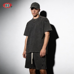 Ensembles <span class=keywords><strong>de</strong></span> <span class=keywords><strong>t</strong></span>-shirts vintage <span class=keywords><strong>de</strong></span> sport <span class=keywords><strong>de</strong></span> haute qualité, logo personnalisé, <span class=keywords><strong>t</strong></span>-<span class=keywords><strong>shirt</strong></span> uni, épaules tombantes, <span class=keywords><strong>t</strong></span>-<span class=keywords><strong>shirt</strong></span> personnalisé <span class=keywords><strong>de</strong></span> qualité supérieure, ensembles <span class=keywords><strong>de</strong></span> <span class=keywords><strong>t</strong></span>-shirts délavés à l'acide - Product Image 2