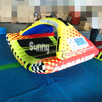 Tube gonflable remorquable volant en gros jouets de sport nautique max 3 cavaliers tube remorquable 3 personnes engrenage tube remorquable à vendre
