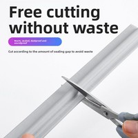 Tira de Sellado Autoadhesiva para Ventanas Corredizas, a Prueba de Viento, Polvo, Insectos, Olores, Sonido y Calor, Aislante Acústica y Térmica para Puertas y Ventanas