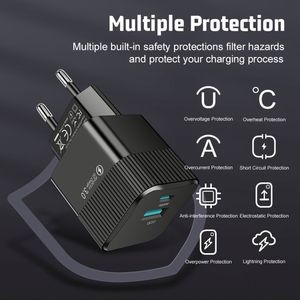 Best Selling 25W Single Type C Port Fast Charger 20V Output Voltage for iPhone Travel Adapter with PD Function for EU US <b>Sockets</b> - Product Image 5