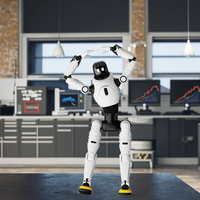 Robot humanoïde Lingheyun MindSpark X2 avec IA embarquée, modèle de grande taille, pour la fabrication intelligente et la manutention flexible, moteur chinois PLC