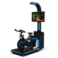 Simulateur de vélo VR à monnayeur, Machine de jeu de vélo en réalité virtuelle, Simulateur de vélo d'exercice, Machine de cyclisme d'intérieur