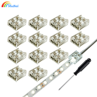 Nouvelle arrivée de connecteurs de ruban lumineux LED à visser breveté 8mm 10mm 2 broches pour bande LED COB