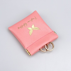 Pochette à bijoux en cuir PU avec logo personnalisé en relief, fermeture magnétique, pour boucles d'oreilles, colliers, bracelets - Product Image 4