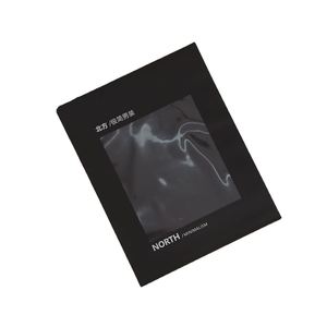 Black Brown White <b>A4</b> Free Sample Custom Clothing Envelope Packaging Reusable <b>Printed</b> Kraft Card <b>Paper</b> Envelope With Window - Product Image 2