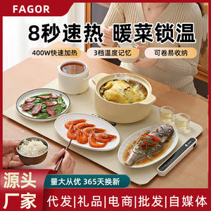 Planche à découper chauffante enroulable TACOR, rectangulaire, en plastique, multifonctionnelle, pour réchauffer les aliments, pour la maison et les dortoirs - Product Image 2