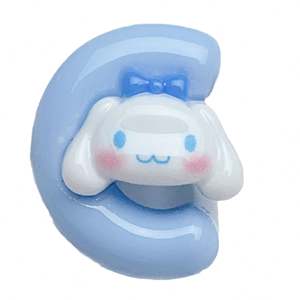 卡通字母树脂护身符Sanrios Kuromi护身符旋律肉桂卷Diy手机套装饰 - Product Image 5