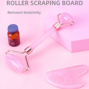 热卖OEM/ODM按摩抗衰老树脂合金高品质玫瑰粉色面部按摩器音乐功能无线控制皮肤 - Product Image 2