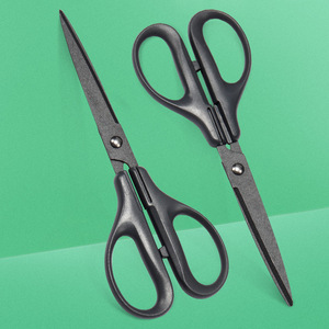 Office Scissors 7-Inch Stainless Steel Teflon Coated For Paper Cutting Art Student Use Household Tool - Product Image 1