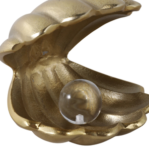 Scultura a Forma di Conchiglia con Perla Acrilica, Statuetta Decorativa per Bagno, Ufficio, Tavolino da Caffè - Product Image 5