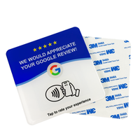 Individueller Logodruck 120MM NFC-Tag Social Media Acryl-Karte Google-Bewertung NFC PVC-Karte Original-Chip Kompatibel mit Allen Smartphones