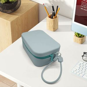 Bolso Bandolera Grande de Silicona para Mujer, Impermeable, Estuche de Maquillaje con Cremallera, Monedero Cosmético, Bolsa para Brochas, Estilo Moderno - Product Image 2