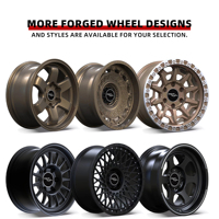 FORGING KINGDOM 5-Lug/6-Lug/8-Lug Velg Off-road Aluminium Alloy Tempa Baru Heavy Duty 20mm/25mm ET Multi-Spoke Jeep 4x4 Garansi 2 Tahun