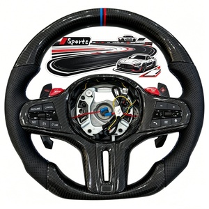 Sports Carbon Fiber Flat Steering Wheel for BMW G20 M340i G30 G31 M2 G87 M3 G80 M4 G82 M5 F90 X5M F95 - Product Image 1