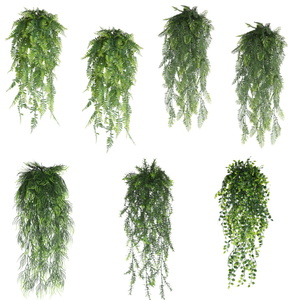 5 Branches de plantes artificielles en feuilles de lierre <span class=keywords><strong>pour</strong></span> intérieur, plantes murales en rotin de 1,80 m en plastique, écologiques, <span class=keywords><strong>pour</strong></span> <span class=keywords><strong>le</strong></span> Poisson d'avril - Product Image 4