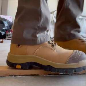 مبيعات المصنع مباشرة أحذية السلامة للماء جلد البقر مصنع ورشة عمل العمل مكافحة ثقب المواد أحذية السلامة - Product Image 2