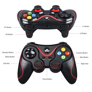 Control de Juego Inalámbrico V8 2.4G, Joystick con Doble Vibración para Android/iOS/PC/<span class=keywords><strong>PS3</strong></span>/Switch/Teléfono Móvil - Product Image 4