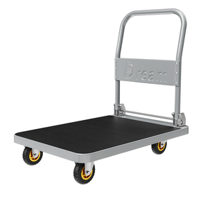 Zware Shopping Trolley Opvouwbare Kar Vouwgereedschap Supermarkt Kar Met Vier Wielen - Product Image 2