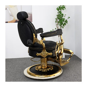 Chaise de barbier en cuir Senior pour hommes Conception de levage rotative spéciale pour les salons de beauté et de coiffure - Product Image 2