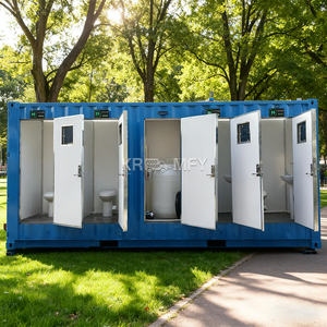 Baño Exterior Personalizado 2025, Remolque de Camping con Baño, Baño de Lujo con Inodoro y Ducha en Venta - Product Image 5