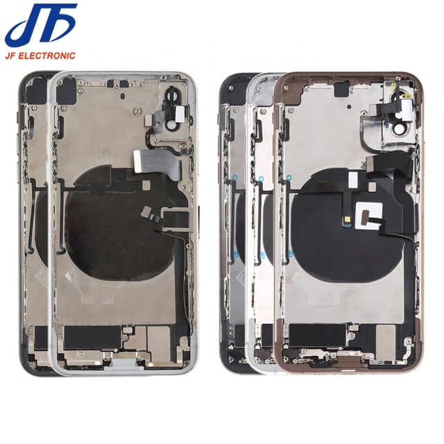 Back Housing with Small Parts for iphone X XS MAX Full Housing Replacement