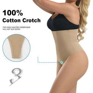 1373 גבוהה מותן תחתוני חוטיני גוף Shaper ההרזיה בטן תחתוני Dropshipping מרים התחת חלקה T בחזרה Shaperwear OEM - Product Image 4