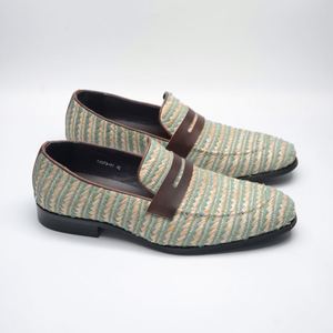 2025 New Model Men's Trendy High Quality Business Casual <b>Square</b> Loafers Lace-Up Closure Anti-Slip Lightweight Breathable Luxury - Product Image 4