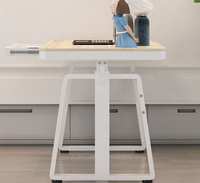 Bureau électrique moderne assis-debout, grande surface en bois réglable en hauteur, tiroirs métalliques, durable, montage facile