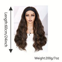 gros instantané Wear Cap perruque cheveux synthétiques boucles profondes imprimé léopard bandeau perruque pour les femmes noires