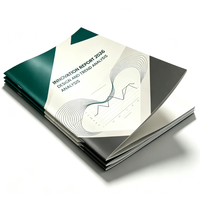 Catalogue d'entreprise personnalisé haut de gamme, reliure agrafée, couleur intégrale, pour impression de livres et présentation d'entreprise