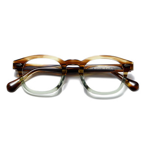 2023 Trung Quốc Thiết Kế Cận Thị Khung Hướng Dẫn Sử Dụng Titan Khắc Quá Trình Nhập Khẩu Từ Nhật Bản Axit axetic Màu Sắc Ấm Áp Khung Bướm - Product Image 5