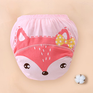 Culotte d'Apprentissage Absorbante en Coton pour Fille et Garçon Imprimé Dessin Animé Couches d'Apprentissage Lavables et Imperméables Soins pour Bébé - Product Image 4