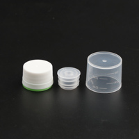 Bouchon de bouteille en plastique pour jus de sirop avec verre doseur, couvercle à vis PP/PE de 28MM