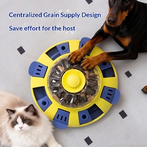 Jouet de puzzle <span class=keywords><strong>pour</strong></span> chien et <span class=keywords><strong>chat</strong></span>, distributeur de friandises à alimentation lente réglable, jouet anti-ennui et de stimulation mentale, style classique et moderne - Product Image 3
