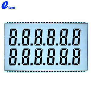 Écran <span class=keywords><strong>Lcd</strong></span> en gros affichage monochrome <span class=keywords><strong>7</strong></span> segments 12 chiffres TN écran <span class=keywords><strong>LCD</strong></span> de voiture pour distributeur de carburant - Product Image 4